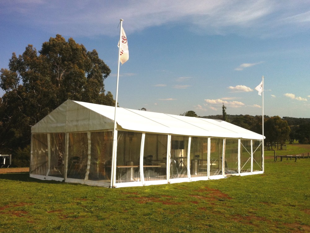 Party Tent - Clear Walls 6x12m